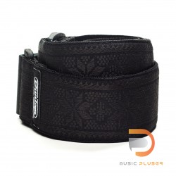 DUNLOP JACQUARD FILLMORE BLACK STRAP D6702BK