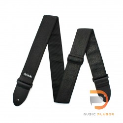 DUNLOP JACQUARD FILLMORE BLACK STRAP D6702BK