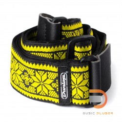 DUNLOP JACQUARD FILLMORE YELLOW STRAP D6702YE