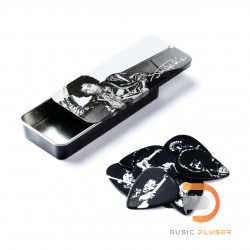 DUNLOP JIMI HENDRIX™ SILVER PORTRAIT HEAVYPICK TIN JHPT05H