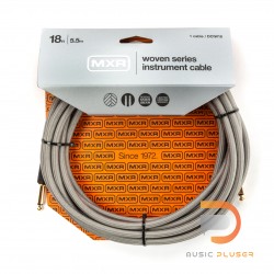 DUNLOP MXR® 18FT PRO SERIES WOVEN INSTRUMENT CABLE - STRAIGHT / STRAIGHT DCIW18