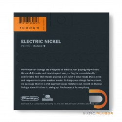 DUNLOP PERFORMANCE+ ELECTRIC GUITAR STRINGS 09-42 DEN0942