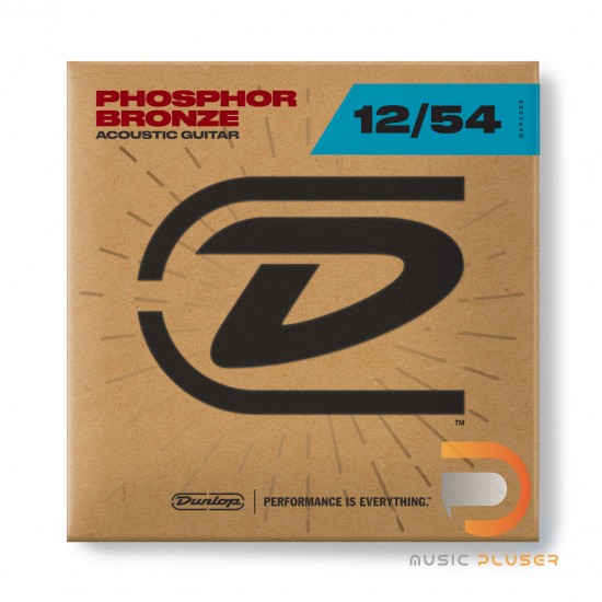 DUNLOP PHOSPHOR BRONZE ACOUSTIC GUITAR STRINGS 12-54 DAP1254