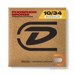 DUNLOP PHOSPHOR BRONZE MANDOLIN STRINGS 10-34 DMP1034