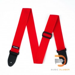 DUNLOP POLY RED STRAP D0701RD