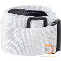 DUNLOP POLY WHITE STRAP D0701WH