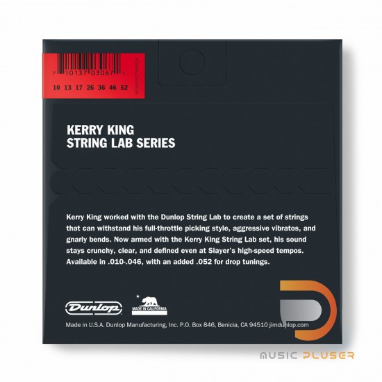 DUNLOP STRING LAB SERIES KERRY KING GUITAR STRINGS 10-52 KKN1052