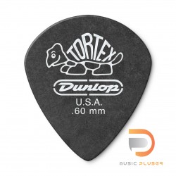 DUNLOP TORTEX® PITCH BLACK JAZZ III PICK .60MM 482-060