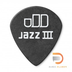 DUNLOP TORTEX® PITCH BLACK JAZZ III PICK .88MM 482-088