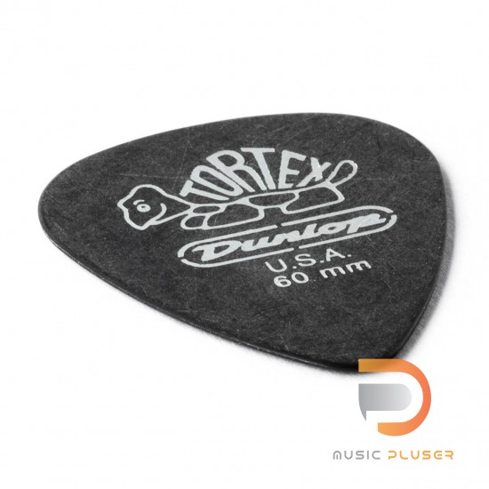 DUNLOP TORTEX® PITCH BLACK STANDARD PICK .60MM 488-060