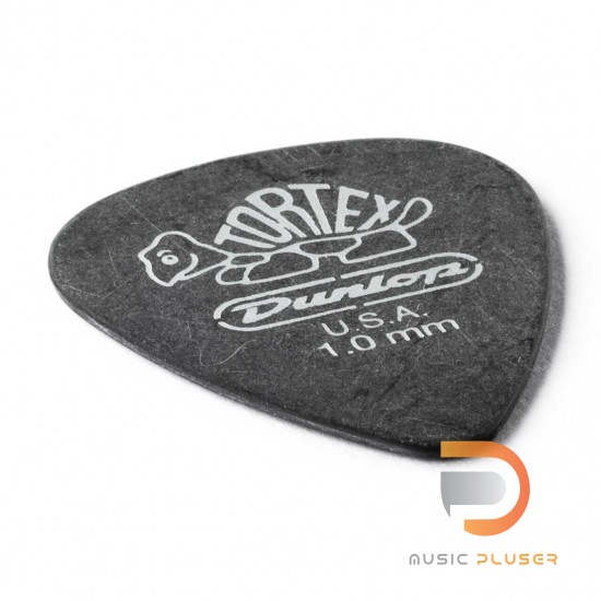 DUNLOP TORTEX® PITCH BLACK STANDARD PICK 1.0MM 488-100 DUNLOP TORTEX® PITCH BLACK STANDARD PICK 1.0MM 488-100