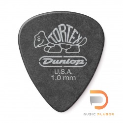 DUNLOP TORTEX® PITCH BLACK STANDARD PICK 1.0MM 488-100