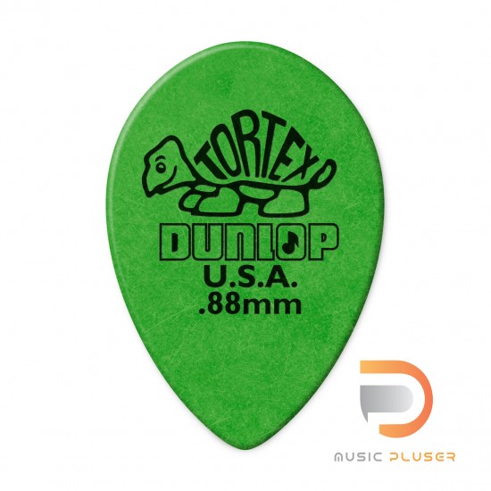 DUNLOP TORTEX® SMALL TEARDROP PICK .88MM 423-088 DUNLOP TORTEX® SMALL TEARDROP PICK .88MM 423-088