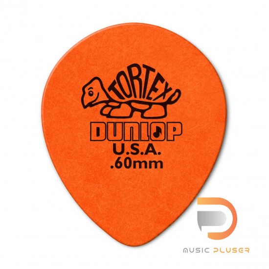DUNLOP TORTEX® TEARDROP PICK .60MM 413-060 DUNLOP TORTEX® TEARDROP PICK .60MM 413-060