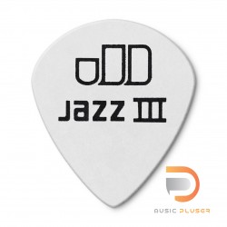 DUNLOP TORTEX® WHITE JAZZ III PICK .73MM 478-073