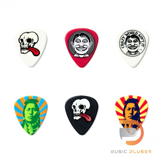 DUNLOP VAN HAMMERSFELD JOHNNY FACE PICK TIN JVHPT01M DUNLOP VAN HAMMERSFELD JOHNNY FACE PICK TIN JVHPT01M