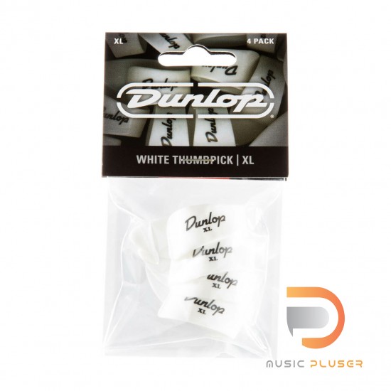 DUNLOP WHITE EXTRA LARGE THUMBPICKS 9004 DUNLOP WHITE EXTRA LARGE THUMBPICKS 9004