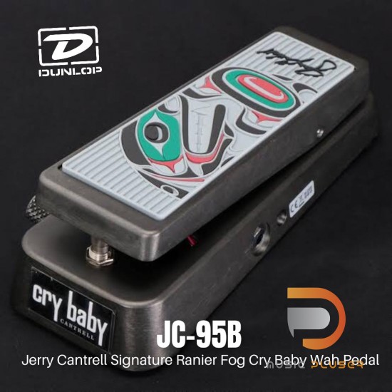 Dunlop JC95B Jerry Cantrell Signature Ranier Fog Cry Baby Wah Pedal