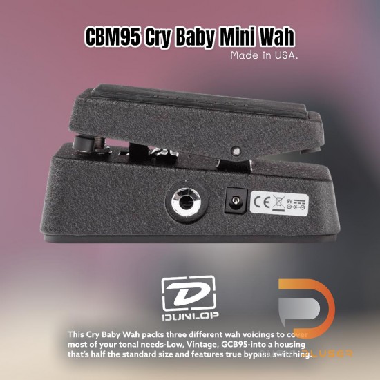 Jim Dunlop CBM95 Cry Baby Mini Wah Jim Dunlop CBM95 Cry Baby Mini Wah