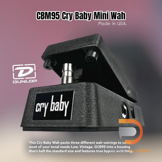 Jim Dunlop CBM95 Cry Baby Mini Wah Jim Dunlop CBM95 Cry Baby Mini Wah