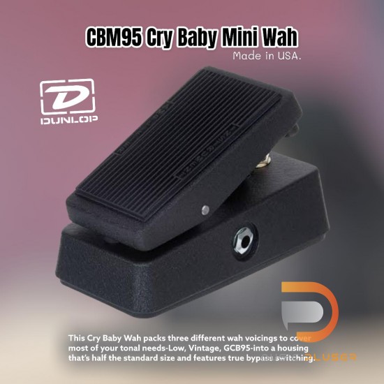 Jim Dunlop CBM95 Cry Baby Mini Wah Jim Dunlop CBM95 Cry Baby Mini Wah