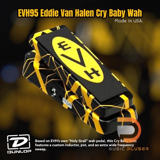 Jim Dunlop EVH95 Eddie Van Halen Cry Baby Wah Jim Dunlop EVH95 Eddie Van Halen Cry Baby Wah