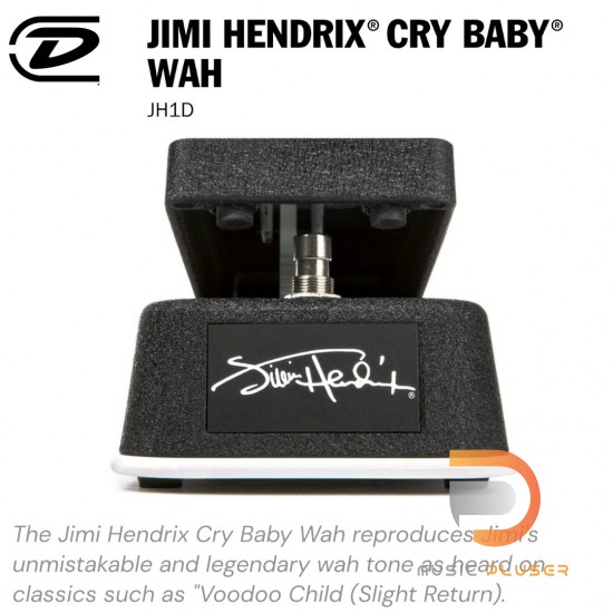 Jim Dunlop JH1D Jimi Hendrix Cry Baby Wah