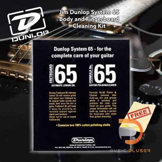 Jim Dunlop System 65 Body and Fingerboard Cleaning Kit Jim Dunlop System 65 Body and Fingerboard Cleaning Kit