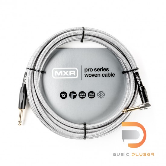 MXR® 12FT PRO SERIES WOVEN INSTRUMENT CABLE - RIGHT / STRAIGHT DCIW12R