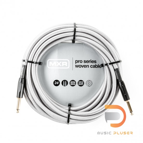 MXR® 24FT PRO SERIES WOVEN INSTRUMENT CABLE - STRAIGHT / STRAIGHT DCIW24