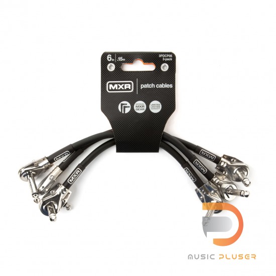 MXR® 6IN PATCH CABLE 3-PACK 3PDCP06