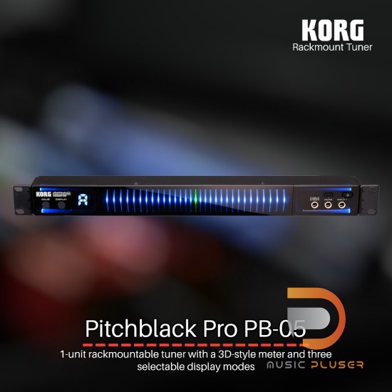 Korg Pitchblack Pro Rackmount Tuner PB05