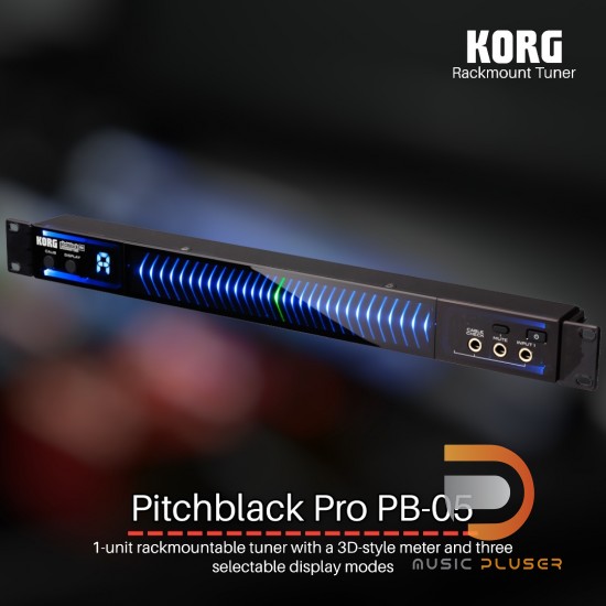 Korg Pitchblack Pro Rackmount Tuner PB05 Korg Pitchblack Pro Rackmount Tuner PB05