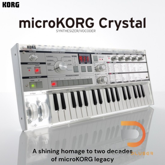Korg microKORG Crystal ซินธิไซเซอร์ คีย์บอร์ด Korg microKORG Crystal ซินธิไซเซอร์ คีย์บอร์ด