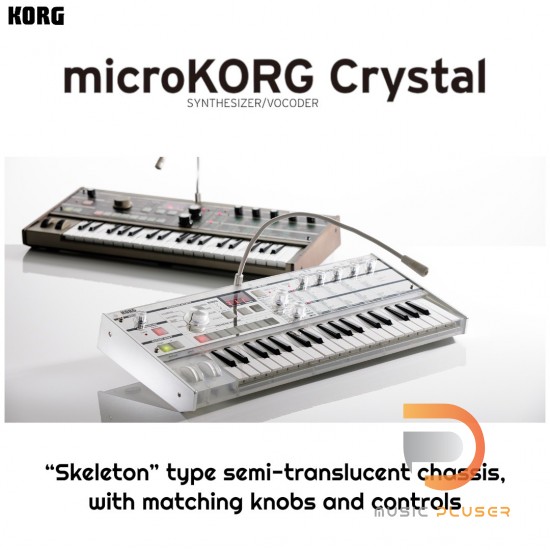 Korg microKORG Crystal ซินธิไซเซอร์ คีย์บอร์ด Korg microKORG Crystal ซินธิไซเซอร์ คีย์บอร์ด