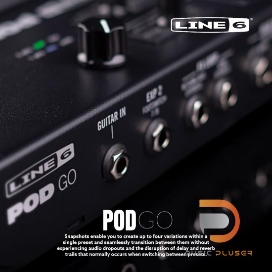 เอฟเฟคกีตาร์ Line 6 POD GO เอฟเฟคกีตาร์ Line 6 POD GO