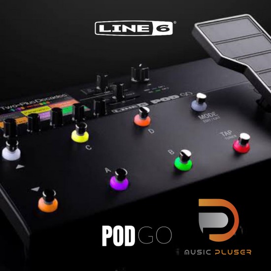 เอฟเฟคกีตาร์ Line 6 POD GO เอฟเฟคกีตาร์ Line 6 POD GO