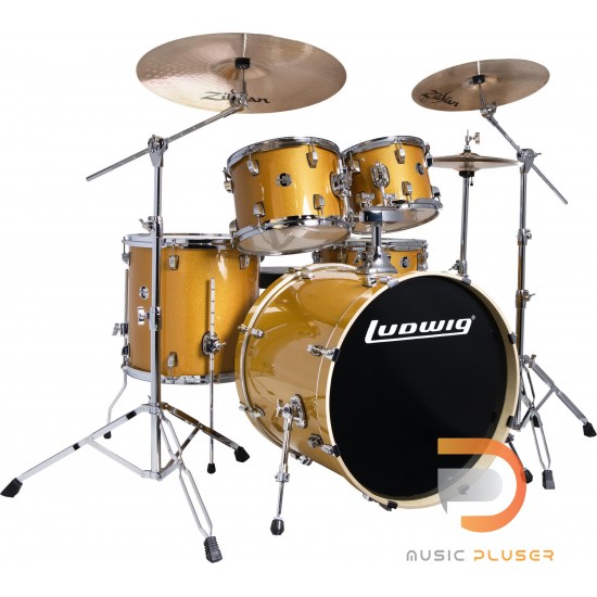 Ludwig Element Evolution 5 pcs Drumset ( with Hardware / No Cymbal )