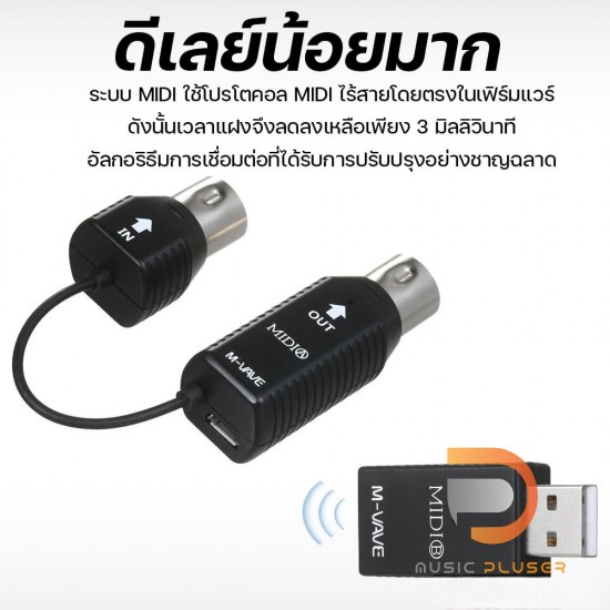 M-VAVE MS1 Mini Wireless Midi M-VAVE MS1 Mini Wireless Midi
