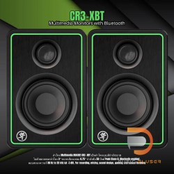 Mackie CR3-XBT 3″ Multimedia Monitors with Bluetooth (Pair)