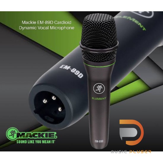 Mackie EM-89D Cardioid Dynamic Vocal Microphone