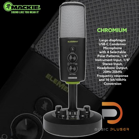 Mackie EleMent Series Chromium Premium USB Condenser