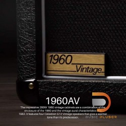 ตู้ลำโพงกีตาร์ MARSHALL 1960AV Vintage Guitar Cabinet 4×12″