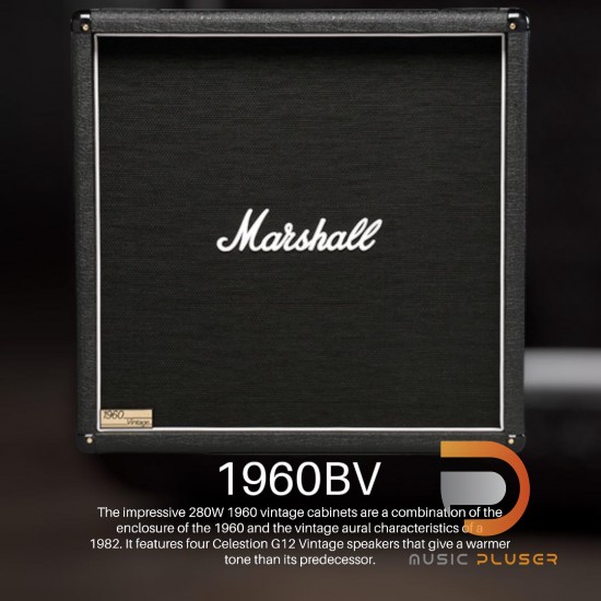 ตู้ลำโพงกีตาร์ MARSHALL 1960BV Vintage Guitar Cabinet 4×12″ ตู้ลำโพงกีตาร์ MARSHALL 1960BV Vintage Guitar Cabinet 4×12″
