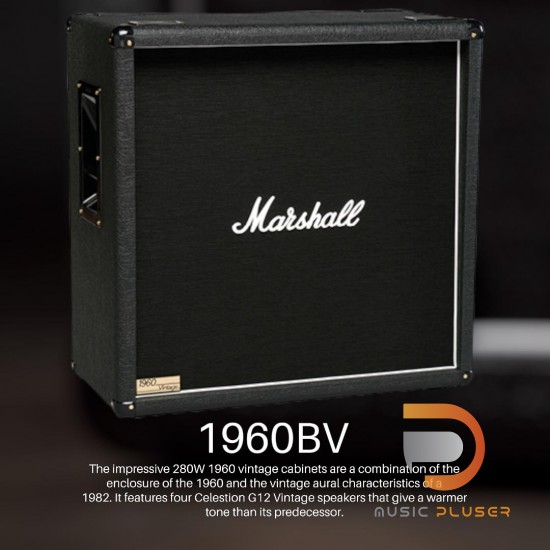 ตู้ลำโพงกีตาร์ MARSHALL 1960BV Vintage Guitar Cabinet 4×12″ ตู้ลำโพงกีตาร์ MARSHALL 1960BV Vintage Guitar Cabinet 4×12″