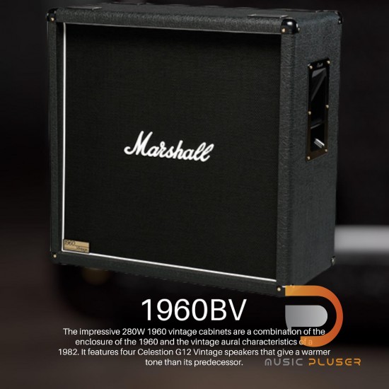 ตู้ลำโพงกีตาร์ MARSHALL 1960BV Vintage Guitar Cabinet 4×12″ ตู้ลำโพงกีตาร์ MARSHALL 1960BV Vintage Guitar Cabinet 4×12″
