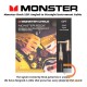 Monster Rock 12ft Angled to Straight Instrument Cable Monster Rock 12ft Angled to Straight Instrument Cable