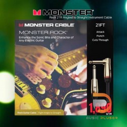 Monster Rock 21ft Angled to Straight Instrument Cable