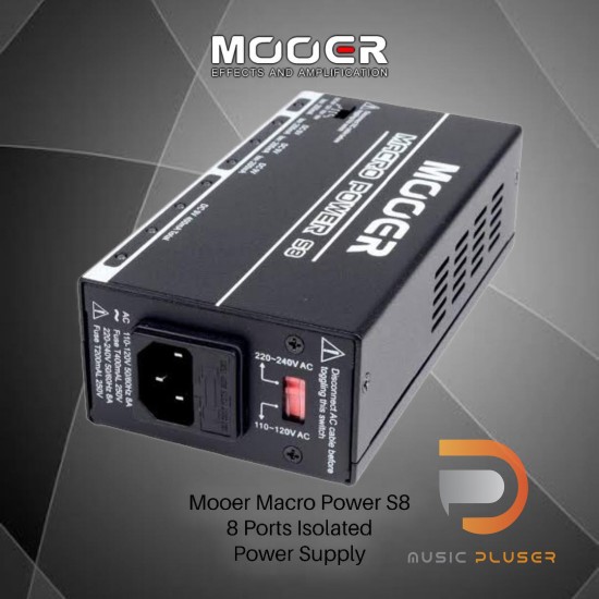 Mooer Macro Power S8 – 8 Ports Isolated Power Supply