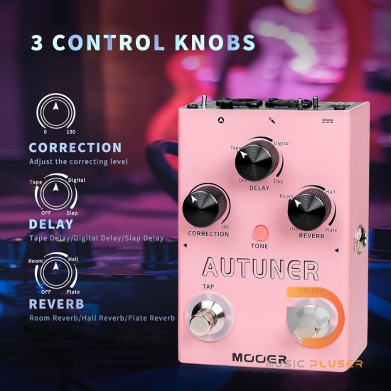 Mooer MVP-1 Autuner Vocal Autotune Pedal Mooer MVP-1 Autuner Vocal Autotune Pedal